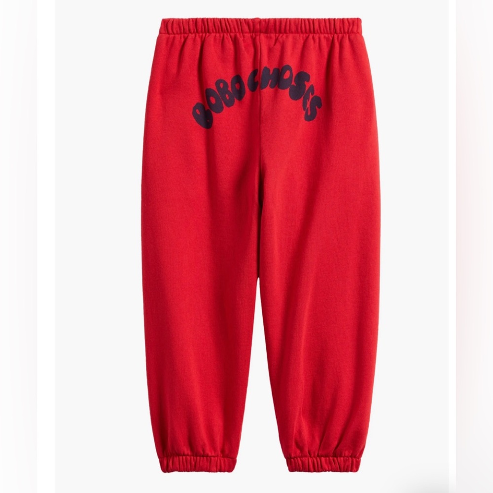 Bobo Choses Red Kids Jogger Pants